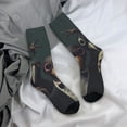 thumbnail image 5 of Picia Stylish Avian Gathering Print Athletic Socks for Men & Women – Cushioned Moisture-Wicking Crew Socks for Sports, Running, and Training, Soft & Breathable Size 5-11, 5 of 6