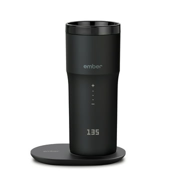 Ember Travel Mug 2, 12 oz – Black | Smart Heated Mug with Temperature Control & Charging Coaster