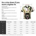 thumbnail image 5 of Kll Men'S Hawaiian Shirt Short Sleeve Button Down Beach Shirts-Black Head African Woman, 5 of 7