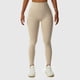 thumbnail image 2 of Pantalones de yoga adelgazantes Secado rápido Talle alto Control de barriga Leggings de mujer transpirables para gimnasio Cremoso 14/XL, 2 of 6