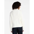 thumbnail image 4 of Time and Tru Women's Funnel Neck Sweater, Midweight, Sizes XS-XXXL, 4 of 6
