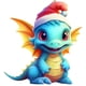thumbnail image 5 of Adornos de dragón de Navidad Acrílico Navidad Anime Dragón Volador Colgante Dibujos animados, 5 of 7