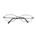 thumbnail image 3 of Magg Eyes Two way Foldable Readers in Portable Nylon Zip Cases Classic Silver Folding Reading Glasses for Men or Women (1 piece, 3.0), 3 of 5