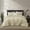 Beige, variant on Nanshing 3 Piece Comforter Set, Queen, White