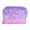 Purple, variant on Limei 1 Pack Clear Cosmetic Bag Cute Cartoon Flower Cosmetic Bag Waterproof Transparent Makeup Bag Portable Storage Bag Travel Toiletry Organizer Pouch for Women Girls, Yellow