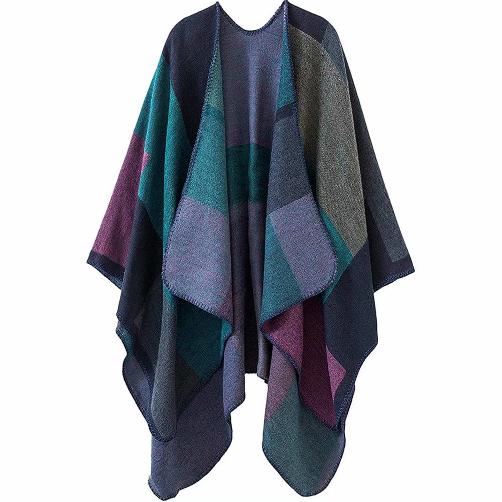  n/a Winter Scarf for Women Cape Flowers Scarves with Wool Scarf  Shawl Poncho (Color : Color 3, Size : 182cmX70cm) : Clothing, Shoes &  Jewelry