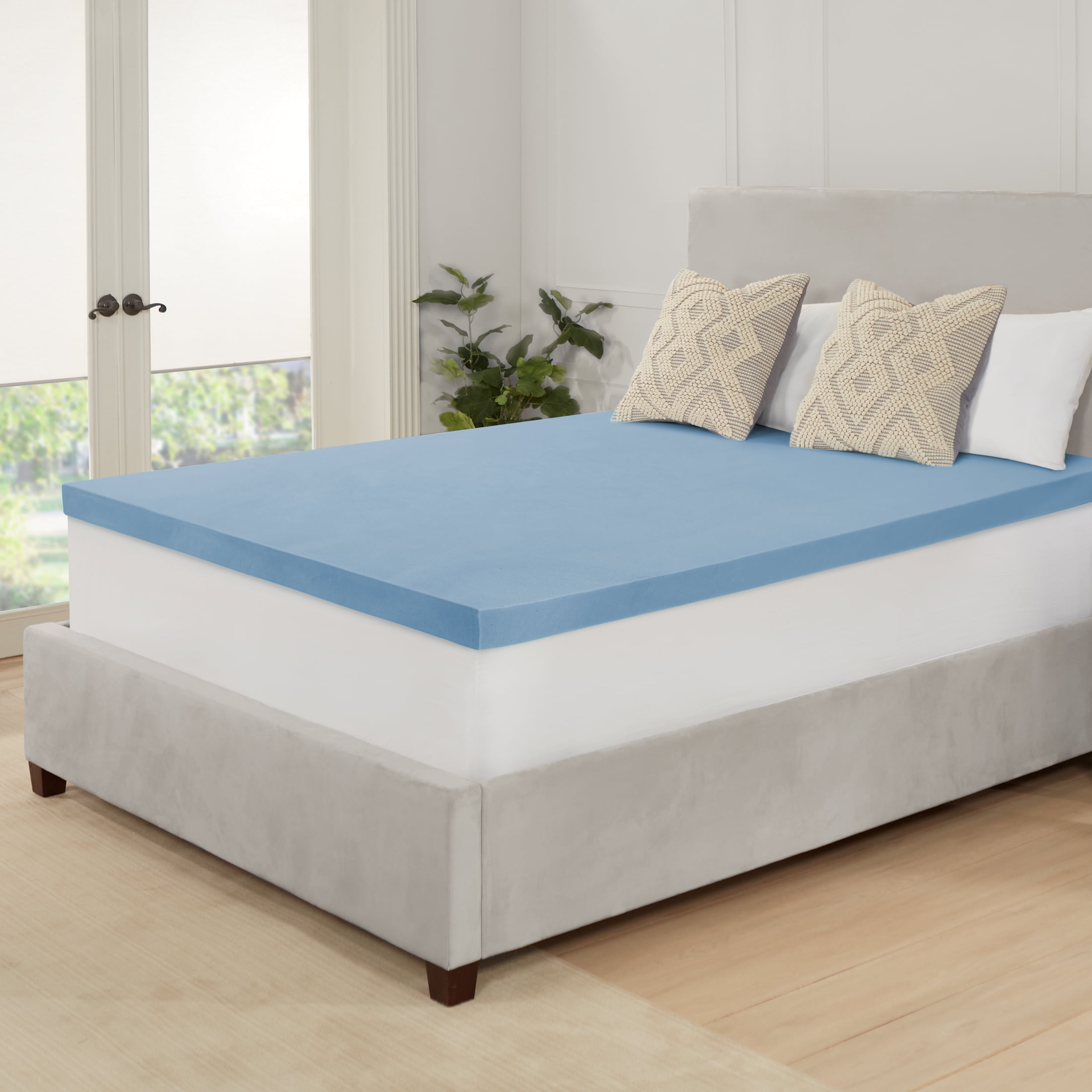 Mainstays 3" Memory Foam Mattress Topper, Twin