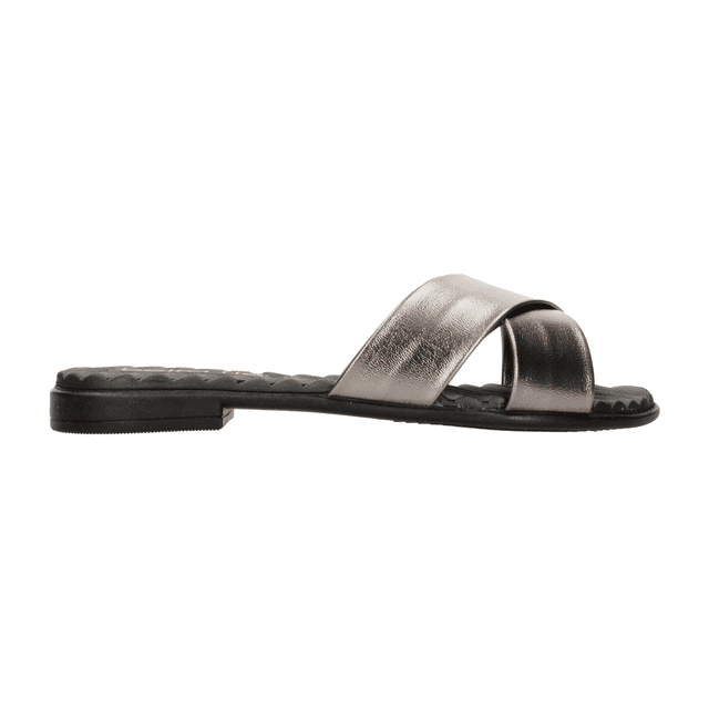 Sandalias Beira Rio Mujer Plateado De Piso Casual plateado 26