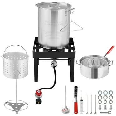 Creole Feast CFB1001A, Single Sack Crawfish Boiler, Outdoor Stove Gas ...