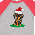 thumbnail image 4 of Inktastic Christmas Dachshund Dog Santa Boys or Girls Toddler T-Shirt, 4 of 5