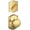Rose, variant on Schlage F59PLY605CAM Plymouth Single Cylinder Interior Pack - Brass