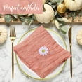 thumbnail image 5 of 10 Pieces  Gauze Cheesecloth Napkins 20×20 Inches Wrinkled Gauze Table Napkins Cheese Cloth Napkins for Wedding Baby Shower Birthday Party Easter Decor (Pink), 5 of 14