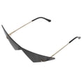 thumbnail image 3 of Gafas de sol unisex con personalidad, estilo triangular, ligeras y a la moda., 3 of 8