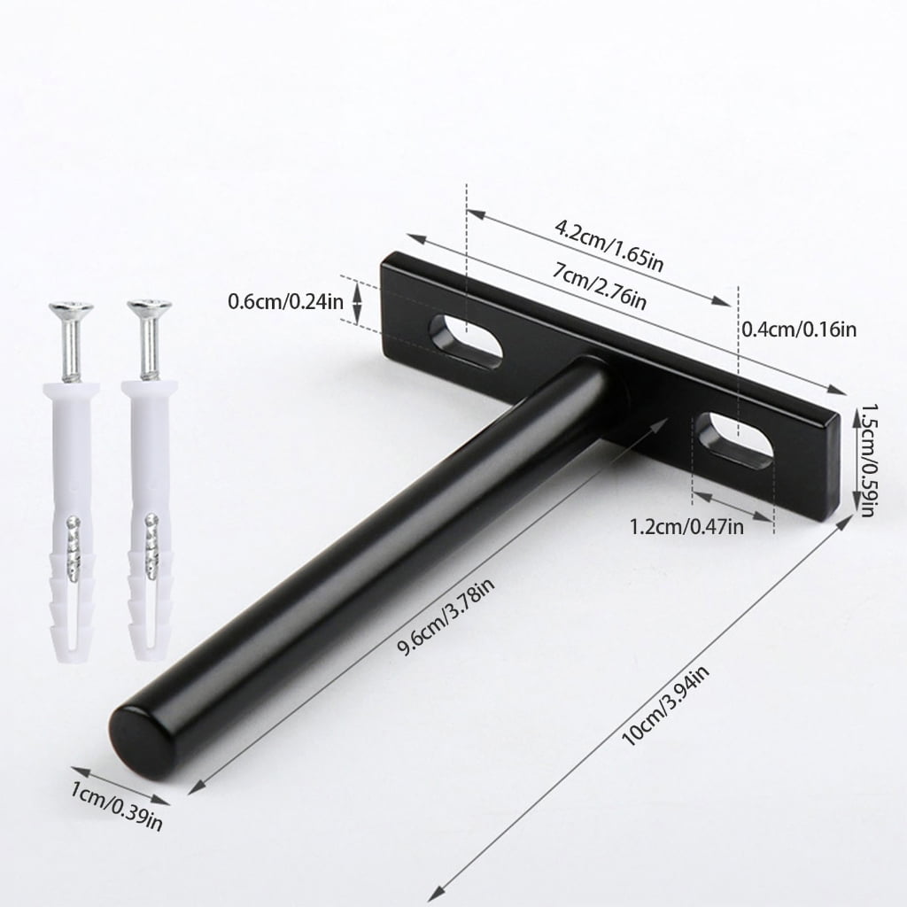 Geemin Space Saving Concealed Shelf Brackets Wall Storage solution Concealed Shelf Supports 4/6/8pcs for Living Room & Bedroom