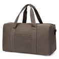 thumbnail image 1 of TFixol Compact Khaki Canvas Travel Bag - Lightweight and Durable Small Size for Easy Carrying, 1 of 7