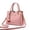 Pink, variant on Stylago Handbags and Purses for Women with Cherry Pendant Leather Crossbody Tote Bags Multiple Compartments Shoulder Satchel White