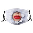 thumbnail image 2 of Riforla Halloween/Cosplay Funny Face Mask - Reusable for Cycling/Parties Face mask C, 2 of 5