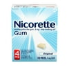 Nicorette Nicotine Gum to Stop Smoking, 4Mg, Original Unflavored - 110 Count