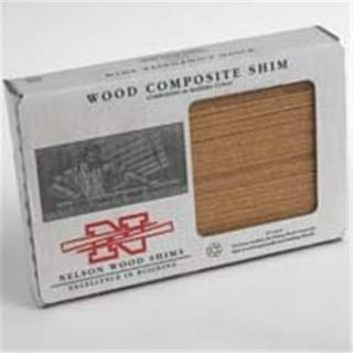 Nelson Wood Shims CSBP56 CSH8/56 8'' Bulk Contractor Box of 56 Beddar Wood  Shims