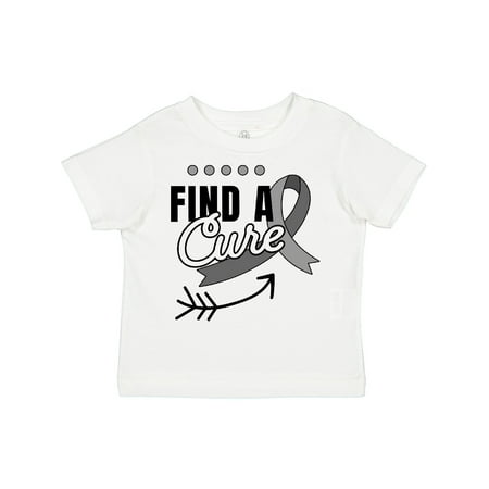 

Inktastic Find a Cure Brain Cancer Awareness with Arrow Gift Toddler Boy or Toddler Girl T-Shirt