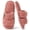 Pink, variant on BERANMEY Womens Fuzzy Open Toe Slippers Faux Fur Slippers with Memory Foam House Shoes Lightweight for Indoor Outdoor & Home Use