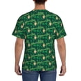 thumbnail image 3 of Bixox Men's St Patrick's Day9 Printed Short Sleeve Skinny Athletic T-Shirt, 3 of 6