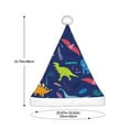 thumbnail image 3 of Cauagu Dinosaurs for Adult Christmas Hat,1-Pack Xmas Holiday Hat Santa Hat for Women & Men Festive Headwear Accessories Fit for Christmas/New Year/Party, 3 of 6