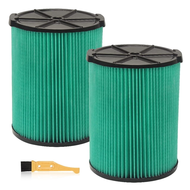 Filtro de repuesto de 2 paquetes de 5 capas para Ridgid Shop Vac de 5 a 20 galones