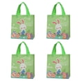 thumbnail image 2 of Easter Decorations, 4Pcs Easter Gift Bags, Bunny Chick Egg Design Multifunction Bags With Handles For Holiday Party And Gift Giving, 2 of 4