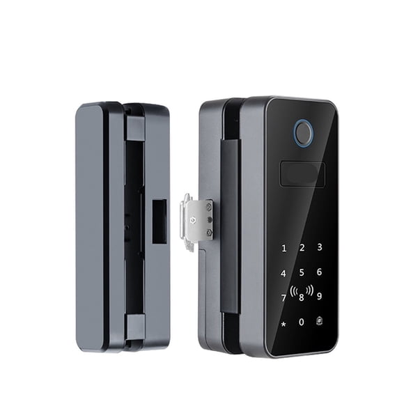 Tuya Smart Door Lock for Frameless Glass Door Cerraduras Inteligente Para Puertas Fingerprint Lock
