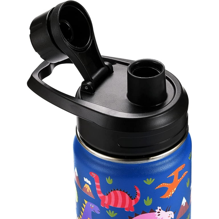 Nature Bound Water Hydration Canteen for Little Kids with Handy Pocket,  Adjustable Strap, Snap On Canvas Cover, 16 Ounce Capacity, and Screw-On Lid