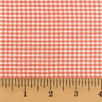 Petal Pink 2 Plaid Homespun Cotton Fabric Sold by the Yard - JCS Fabric