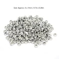 thumbnail image 4 of Letter Beads, 500Pcs Alphabet Letter Beads Acrylic Beads, Round Alphabet Beads For Craft DIY Golden,Silver, 4 of 8