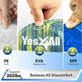 thumbnail image 2 of YES4AL Foam Half Roller EVA 36 in - Blue & Green, 2 of 5