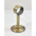 thumbnail image 2 of Urbanest Ceiling & Wall Drapery Sconce Bracket – Heavy‑Duty Decorative Curtain Rod Holder, Fits 1" or 7/8″ Rods, Cast‑Metal Loop Design, Antique Brass, 2 of 2