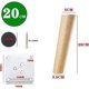 thumbnail image 2 of 4PCS Wooden Furniture Legs,Replacement Sofa Legs Slanted Design Wooden Bed Leg Table Legs Furniture Legs, 2 of 5