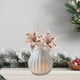 thumbnail image 4 of Adornos navideños, adornos navideños, regalos navideños, flores de Navidad, polvo de terciopelo, flores de simulación, adornos navideños para árbol de Navidad, colgantes de terciopelo, 4 of 5
