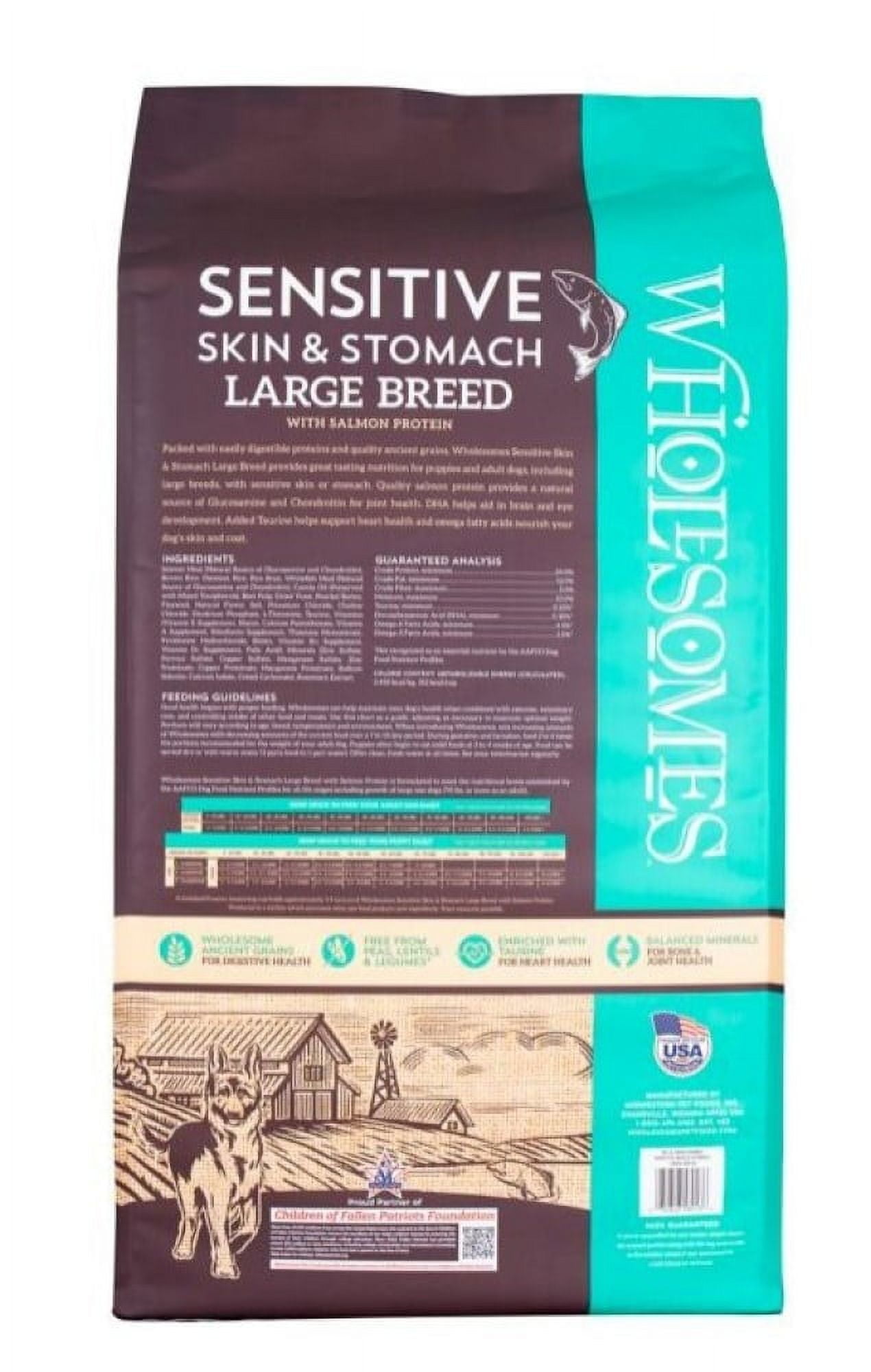 Wholesomes Sensitive 30 Lb. Large Breed Dry Dog Food 348287