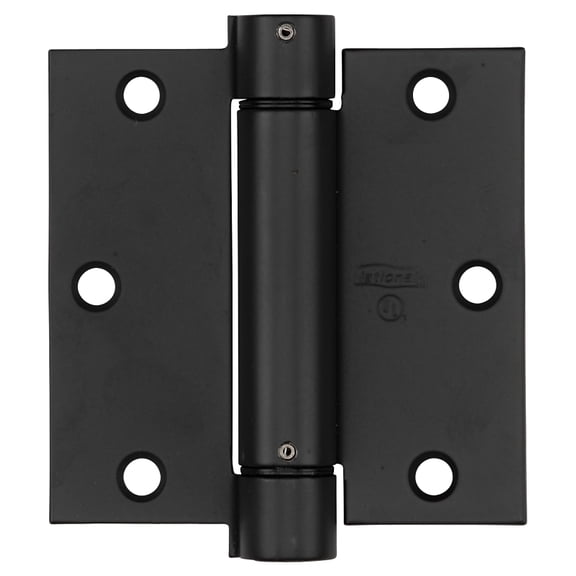 National Hardware N350-769 Spring Hinge, 3-1/2 in L x 3-1/2 in W Dimensions, Steel, Oil-Rubbed Bronze, 30 lb