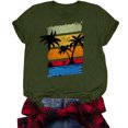 thumbnail image 4 of IROINNID Women Summer Sexy Regular Print Regular Fashion Women Summer Round Neck Short Sleeves Top On Sale, 4 of 5