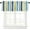 Texturesin2697, variant on Small Window Curtain 36 Inch Length Simple Black and White Stripes Cafe Curtains for Window Rod Pocket Privacy Short Kitchen Curtains for Cafe Kitchen Bathroom, 2 Panels