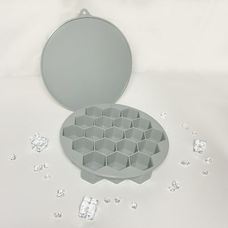 

Christmas Clearance! SuoKom Silicone Food Grade Honeycomb Ice Mould With Lid Whiskey Silicone Honeycomb Ice Mould
