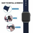 thumbnail image 5 of iGK Sport Band Compatible with Apple Watch 38mm 40mm 42mm 44mm, Soft Silicone Sport Strap Replacement Bands for iWatch Apple Watch Series 7, Series 6, Series 5, Series 4, Series 3, Series 2, Series 1, 5 of 7