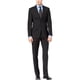 thumbnail image 1 of Calvin Klein Traje formal de dos botones ajustado para hombre negro 44/Unfinished, 1 of 1
