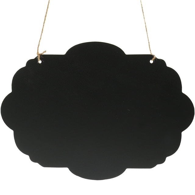 MasteelfCA Wall Hanging Chalkboard Sign Double Sided Memo Board Door Message Board Hanging Blackboard
