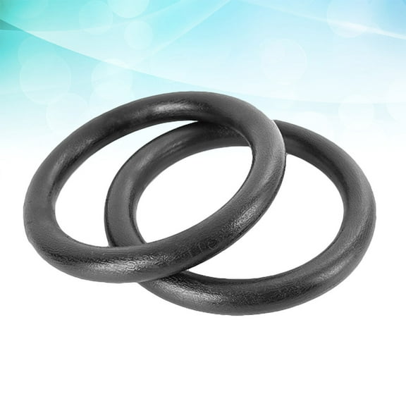 LEORX 1 Pair Abs Gymnastic Rings For Pull Up And Strength Training Rings For Chin Ups Exercise Equipment Black