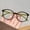 绿色, variant on Retro round frame presbyopia glasses for middle-aged and elderly men and women, high definition anti blue light presbyopia glasses