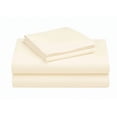 thumbnail image 1 of Juego de Sábanas Tacto Algodón King Size 4 Piezas Ultra Suaves y Frescas Color Hueso Kyuden Home, 1 of 6