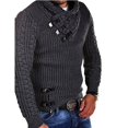 thumbnail image 4 of Suéter de otoño e invierno para hombre, jersey de punto de manga larga para hombre, jersey de talla grande europeo y americano para hombre, 4 of 4