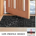 thumbnail image 3 of Math Equations Lab Tools Black Pattern Door Rugs,Washable Non Slip Door Mats Indoor,Decorative Door Mats,Entry Mat Indoor for Entrance,Bedroom,Kitchen,Bathroom,17"x30", 3 of 6